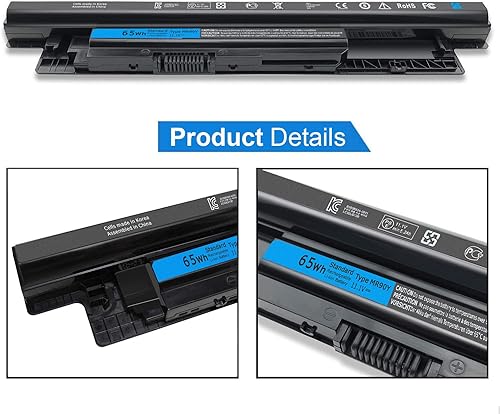 Miniatura 5 de Batería MR90Y de 65WH para Dell Inspiron 17 5000 Series 15 3521 3543 3421 3542 3537 3878 5721 5537 i3531 i3531-1200bk 17-3721 17-5537 748 1 7-5749
