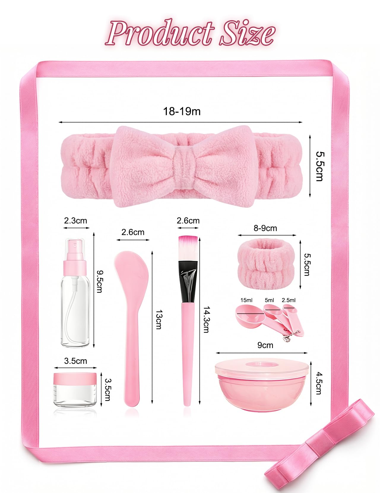72 Piezas Set de Bienestar para Mujeres - Kit Completo de Spa para Fiesta, Diademas, Accesorios de Belleza y Bolsa, Regalos para Despedida de Soltera y Decoración de Noche de Chicas
