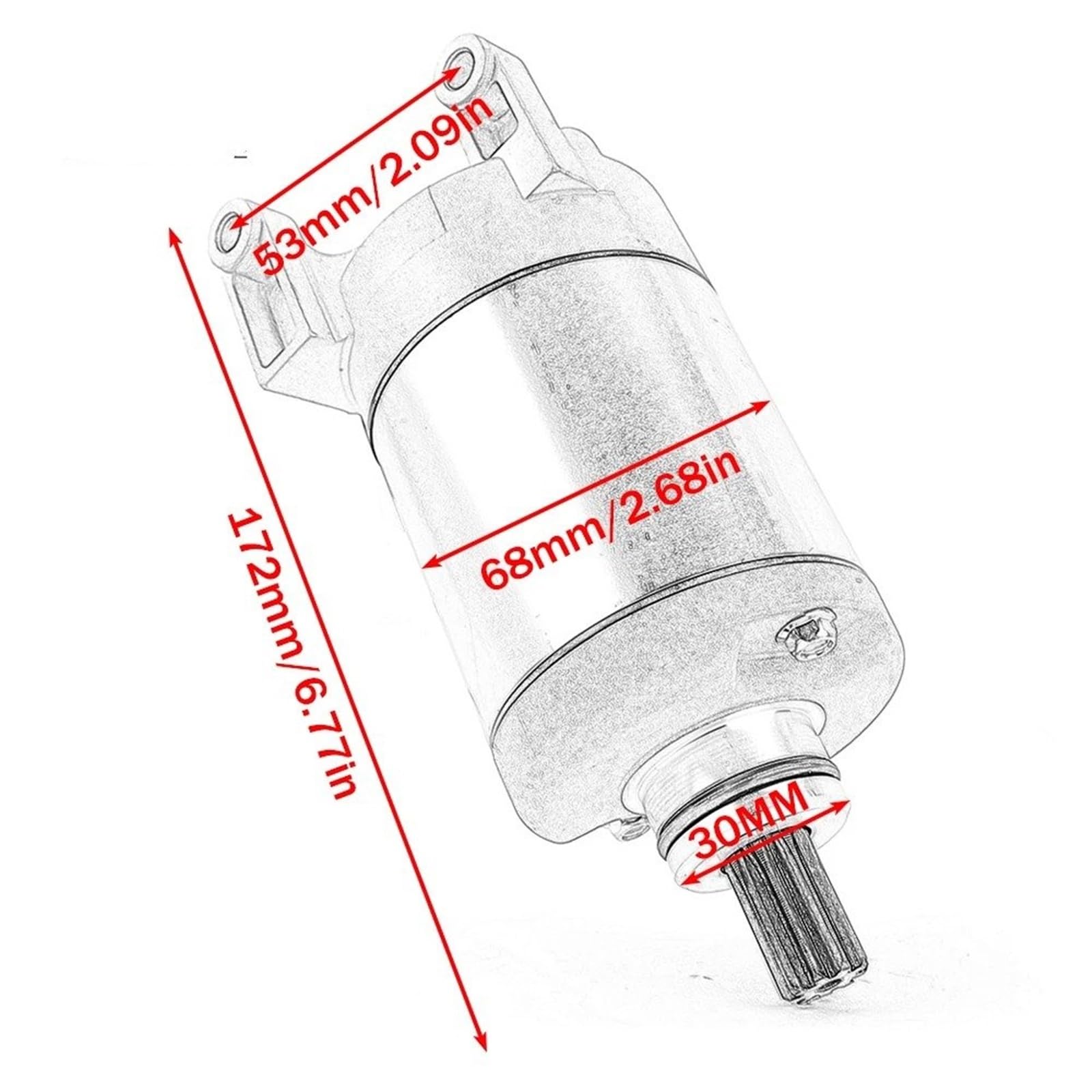 Motorino avviamento Per SMC ATV RAM 500 520RR 503 Barossa ATV Canyon 500 520 Per Explorer ATV Trasher 520 Supersport 35800-CGV-00 Motorino Avviamento