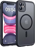 Vista 64 de TOCOL Funda magnética 3 en 1 para iPhone 14 Pro, mejorada [protección completa de cámara] con 2 protectores de pantalla, funda de grado militar