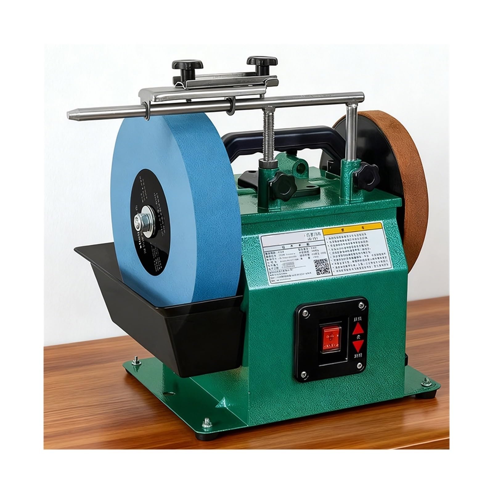 LNHHG Low Speed Electric Knife Grinding Machine Sharpening Machine Water-Cooled Rotary Polishing Machine Desktop Knife Sharpener