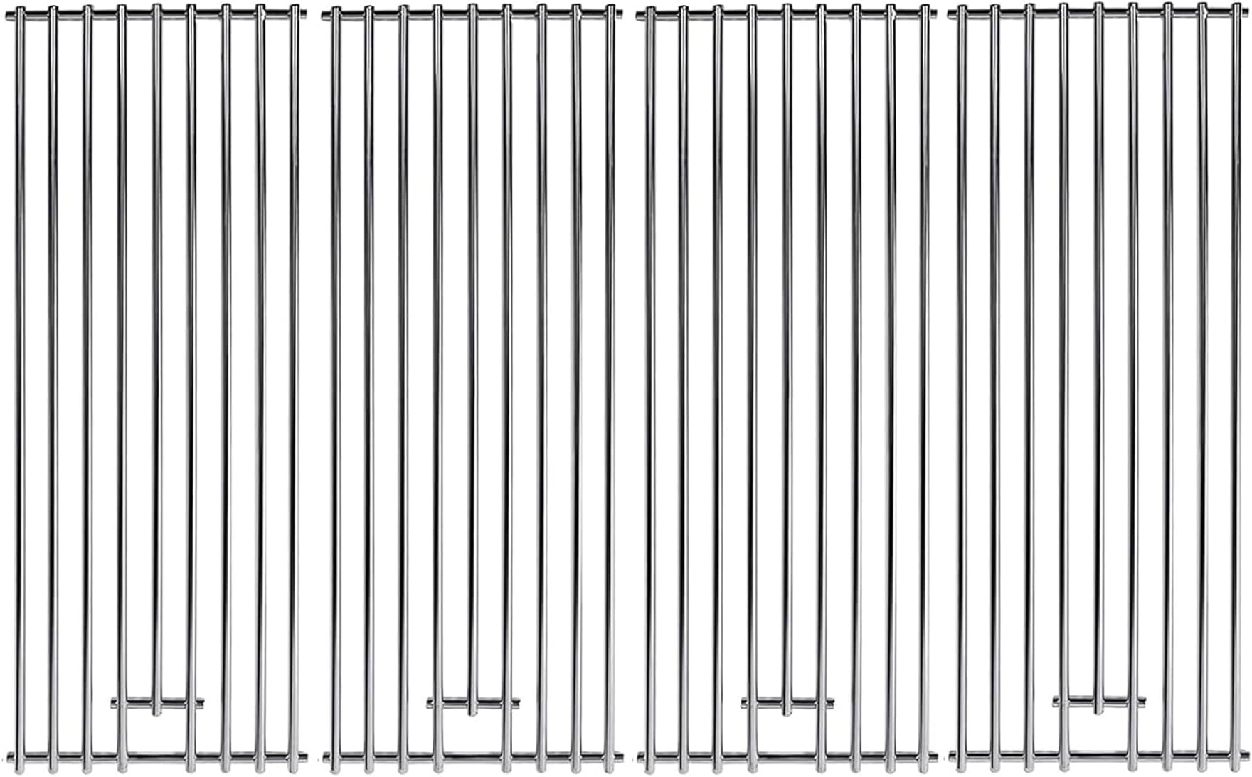 19 1/4" Stainless Steel Cooking Grid Grates Replacement Parts for 16517 Bull BBQ Angus, Brahma, Lonstar Select, Outlaw Steer Premium, Lonestar Select,19.25"x7.5",4Pack