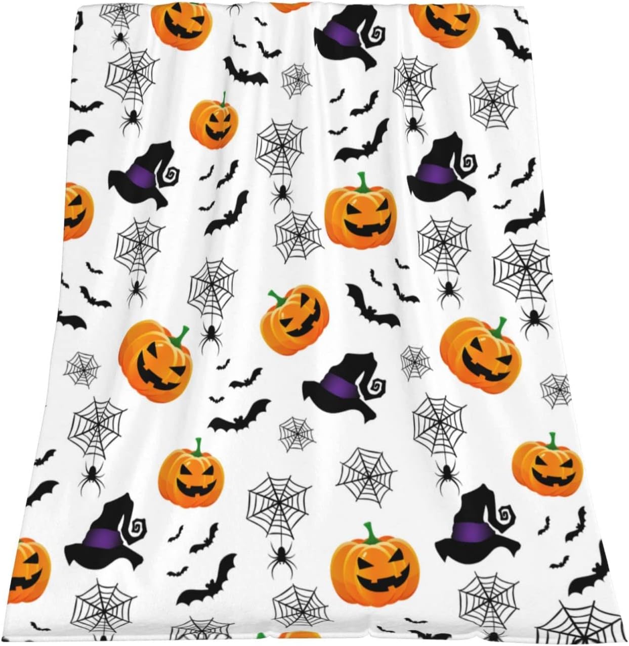 Christmas Blanket, Snow Elk Pattern,Cozy Winter Holiday Cabin Blanket for Sofa Couch Holidays Christmas Decoration,White Red 60x80 Inches