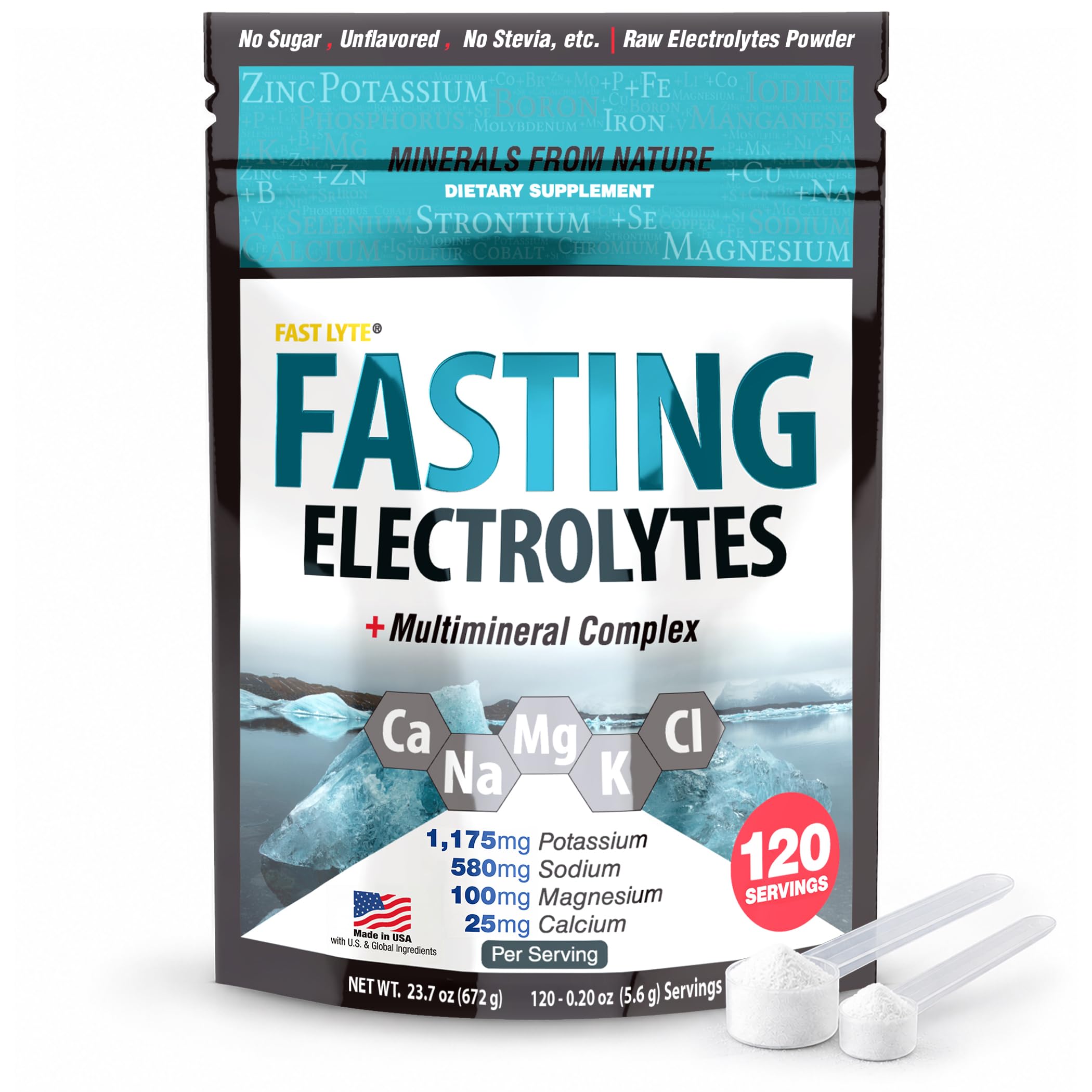 Fast Lyte Fasting Electrolyte Supplement Powder