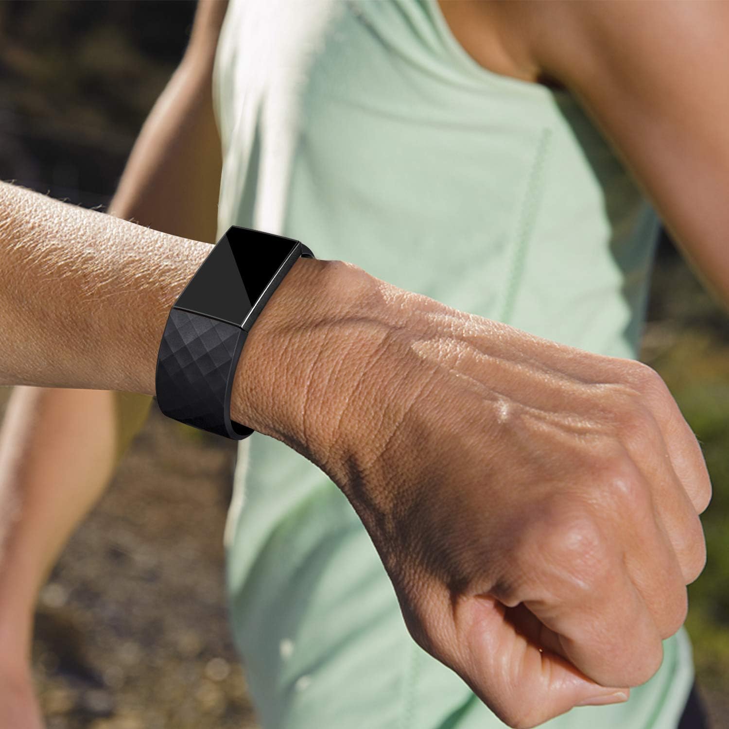 AK Bands Compatible with Fitbit Charge 4 / Fitbit Charge 3 / Charge 3 SE Soft Sports Replacement Bands for Women Men