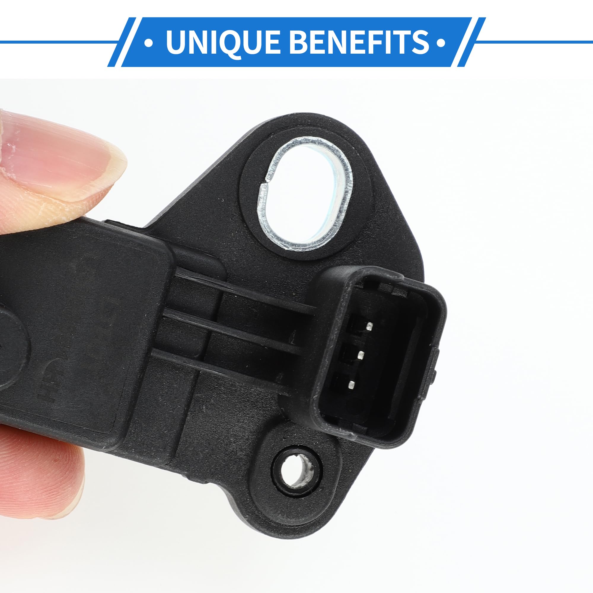 1 Pezzo Sensore di Posizione Albero a Gomiti per LAND ROVER Freelander 2 Fuoristrada 2.2 ED4 2010-2014 Resistente Metallo Plastica Nero Sensore CKP Albero Motore