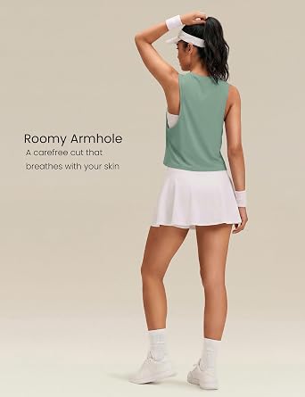Workout Tank Tops for Women, Athletic Crop Top