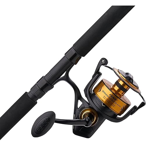 Penn Spinfisher VII Spinning Reel and Fishing Rod Combo