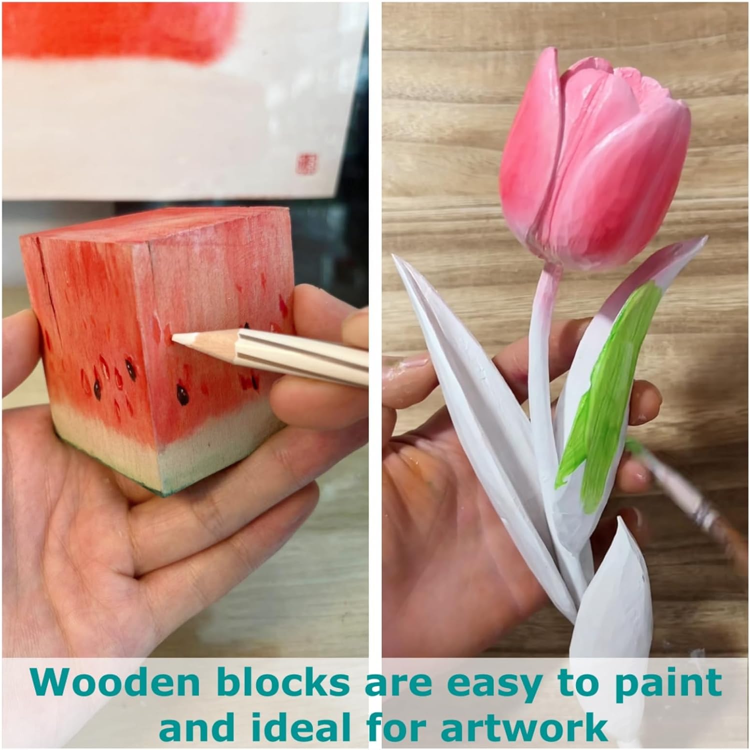 19PCS Basswood Carving Blocks，4 Different Sizes Whittling Wood Blocks，Soft Carving Basswood Kit for Crafts Beginners