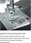 Janome HD5000 Heavy-Duty Top of the line (All Mechanical) Black Edition Sewing Machine with Bonus Quilt Kit