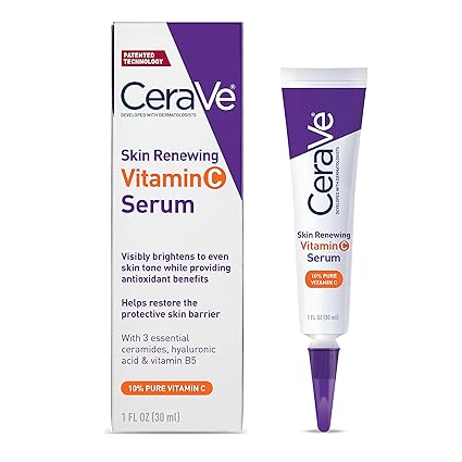Buy Amazon CeraVe Vitamin C Serum with Hyaluronic Acid | Skin Brightening Serum for Face