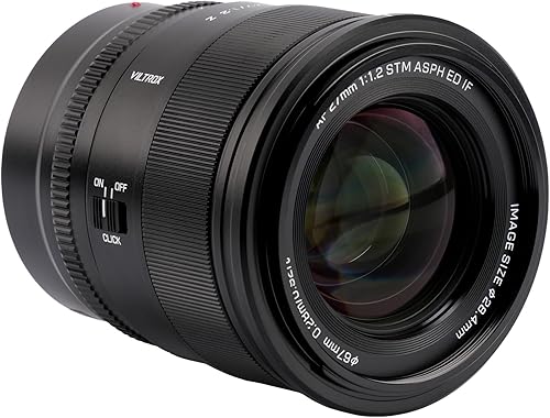 Miniatura 10 de Viltrox Lente de cámara de enfoque automático F1.2 PRO APS-C de 2.953 in para Nikon Z9 Z8 Z7 Z6 Z5 Z50 Z30 ZFC Nikon Z Mount Cámara Lente (2.953 in