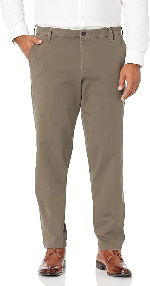 Dockers - Pantalones de trabajo para hombre, talla grande, ajuste clásico,  color caqui : Ropa, Zapatos y Joyería - Amazon.com