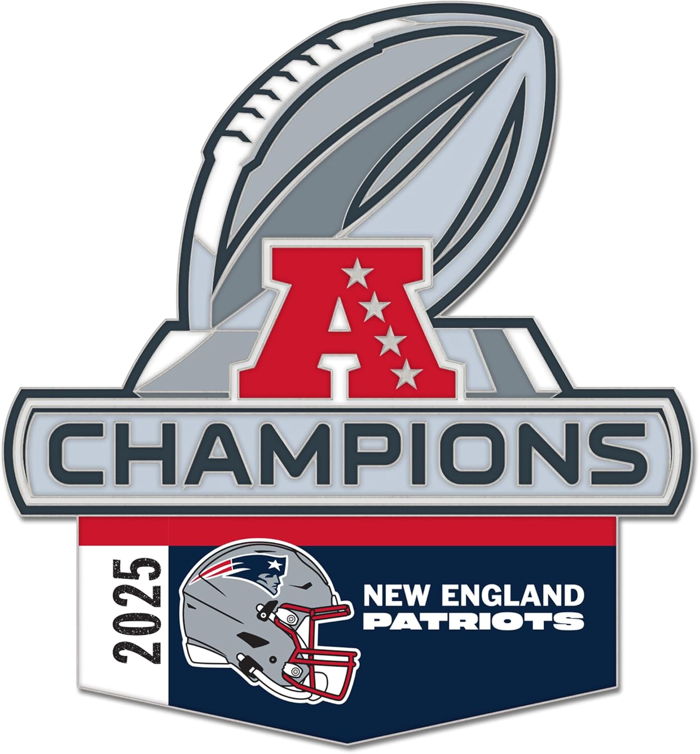 WinCraft NFL 2025 AFC Champions Trophy Collector's Pin