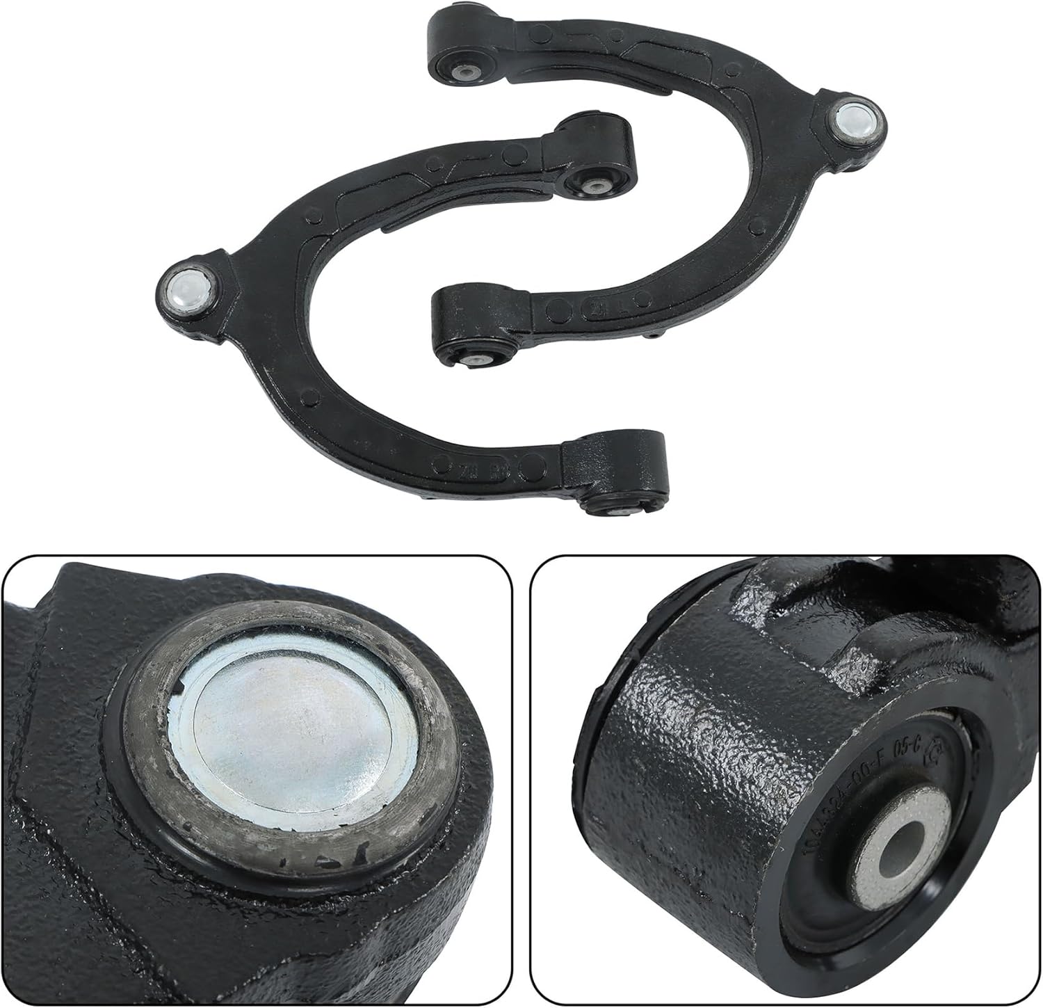 labwork 6Pcs Front Upper Lower Control Arms with Ball Joints Replacement 1044341-00-D 1044354-00-A Replacement for Tesla Model 3 2017-2021