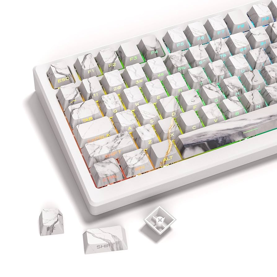 Amazon.co.jp: キーキャップ PBT シャインスルーキーキャップ
