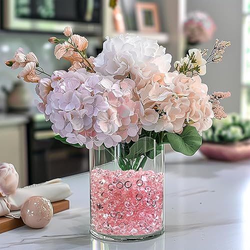 Miniatura 3 de HappyFilller - 5500 piedras preciosas acrílicas transparentes pequeñas gotas de agua de 0.28 pulgadas para rellenos de jarrones, manualidades,