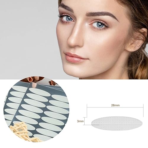 Miniatura 8 de Cinta invisible natural para párpados, 120 pares240 unidades de calcomanías adhesivas de un lado, tira de elevación de párpados autoadhesiva