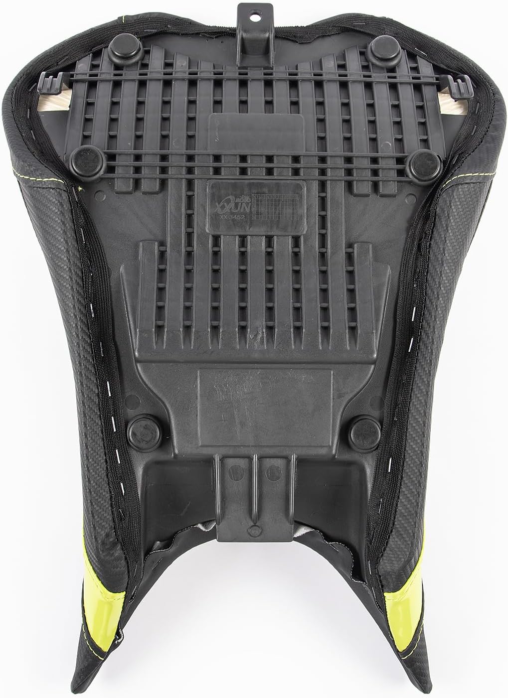Motorcycle Leather Front Driver Saddle Seat Cushion Pad Set fit for Street Triple 765 765S 765R 2023 2024 Pressure Relief Soft Rider Pillion, Green