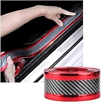 Vista 1 de Protectores de Entrada de Borde de Puerta de Automóvil, Tira Adhesiva de Cubierta Protectora Anti-Colisión contra Rayones, Cinta Protectora