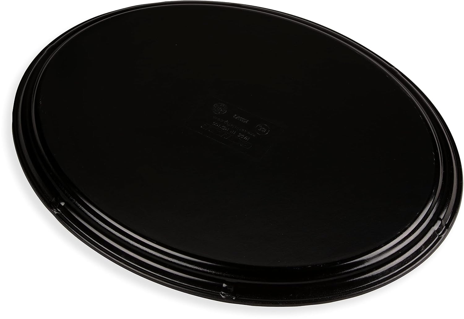 Carlisle FoodService Products 2500GR2004 Griptite 2 Oval Serving Tray, 24" x 19", Black (Pack of 6)