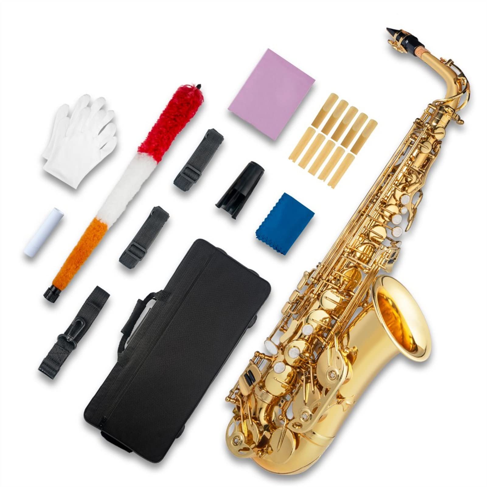 Amazon.co.jp: Saxophone アルトサックスEフラットゴールドラッカー