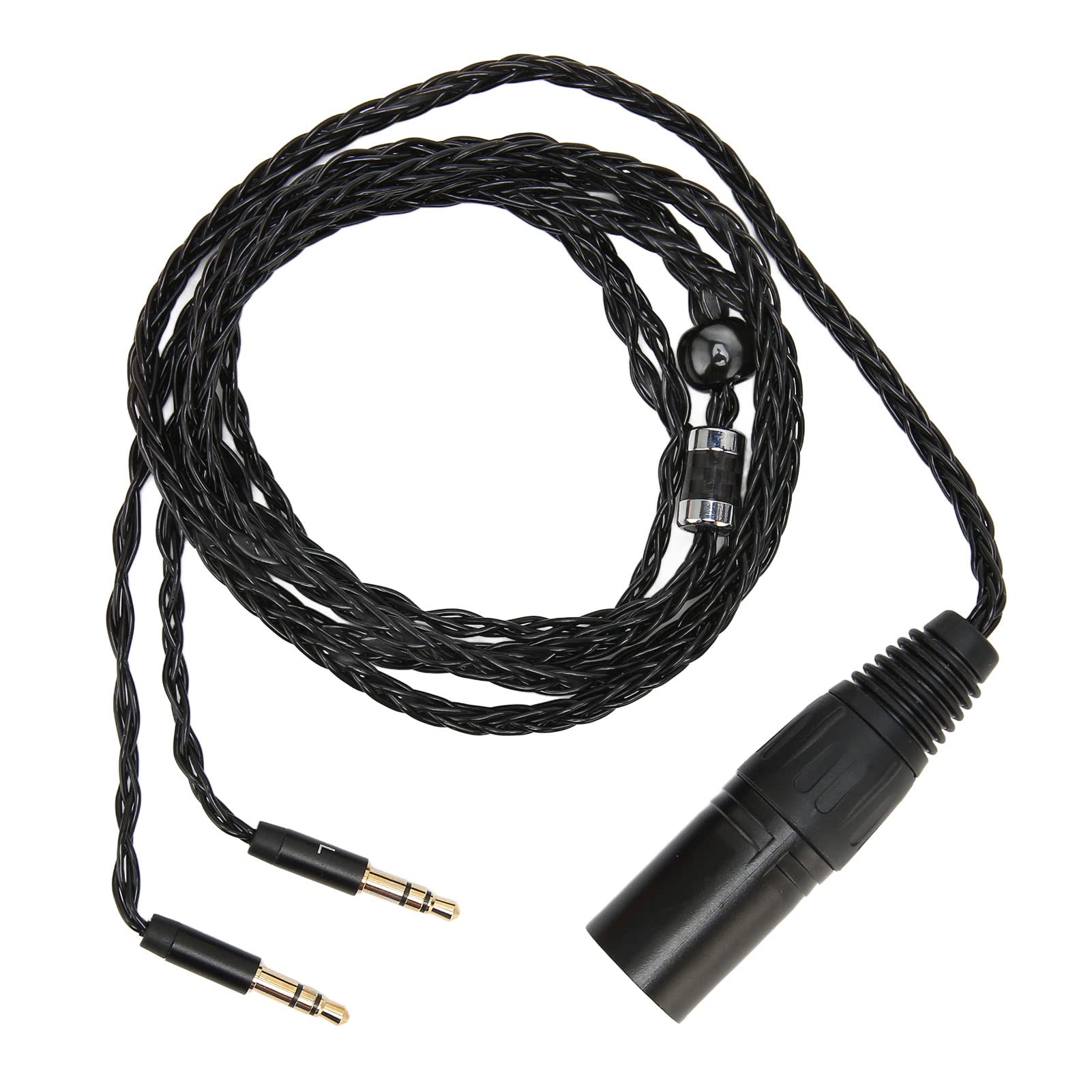 4-pinowy XLR Męski na Podwójny 3.5mm Wtyczka Kabel Audio Słuchawek dla Hifiman Arya, dla Sundara, dla Ananda, dla HE400SE, dla MDR-Z7, Z7M2, Z1R, dla D7200.