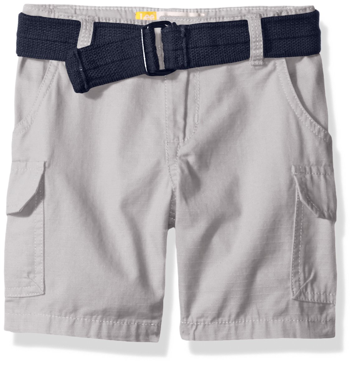 Short cargo garçon avec ceinture en tissu ripstop résistant