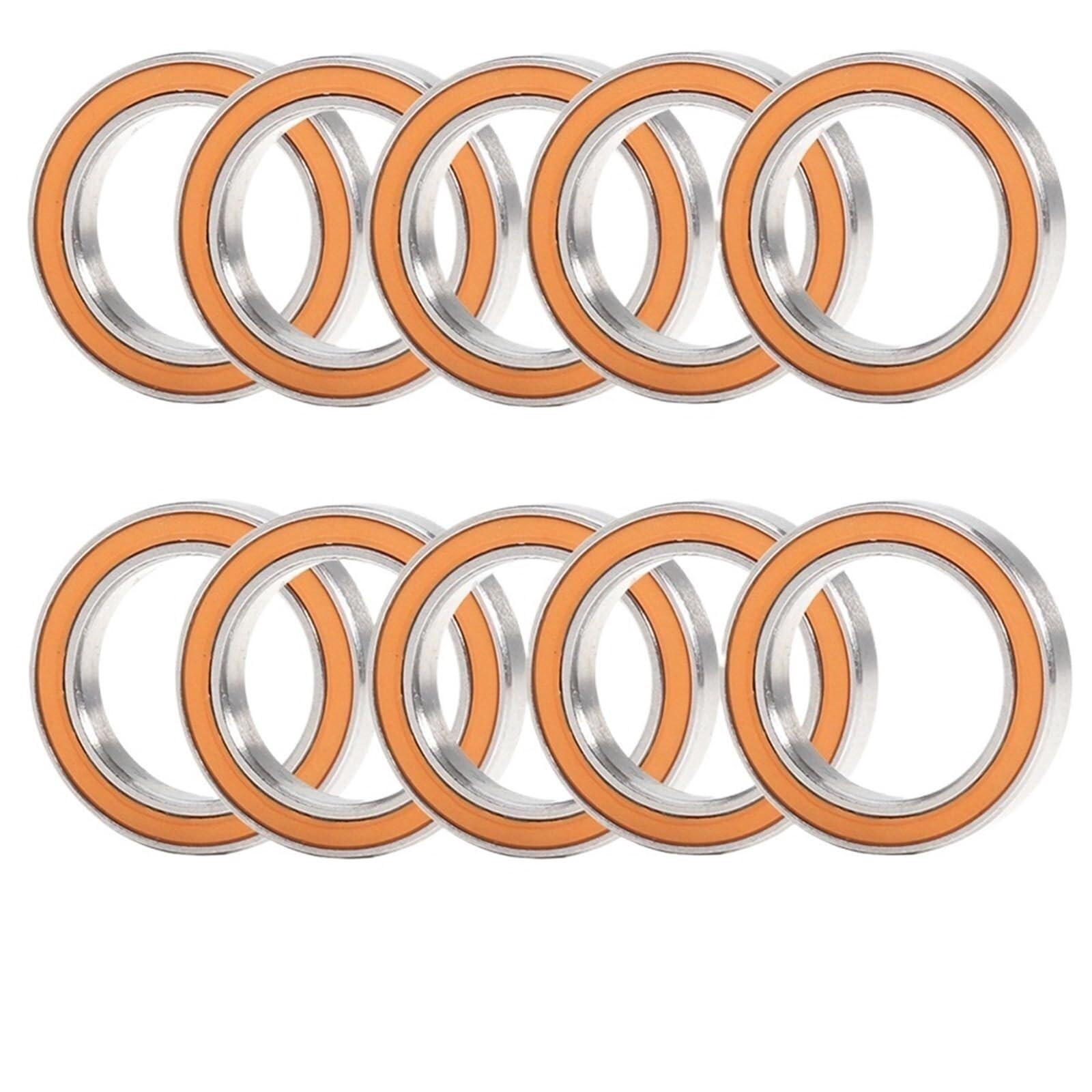MR1319RS Łożysko ABEC-3 (10 SZT.) 13 * 19 4 mm Cienki przekrój MR1319-2RS Łożyska kulkowe RS MR1319 2RS z uszczelką pomarańczową L-1319DD