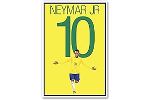 Captivating Neymar JR Soccer Poster: Unleash the Brazilian Legend