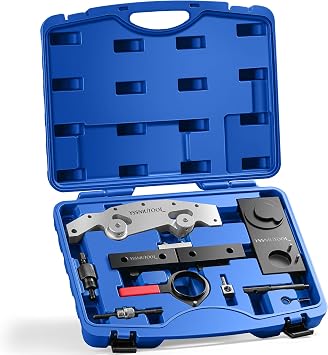 مجموعة أدوات التوقيت لـ BMW M52 M52TU M54 M56 6 مجموعة أدوات قفل عمود الحدبات لمحاذاة عمود الحدبات ، حزمة من 9