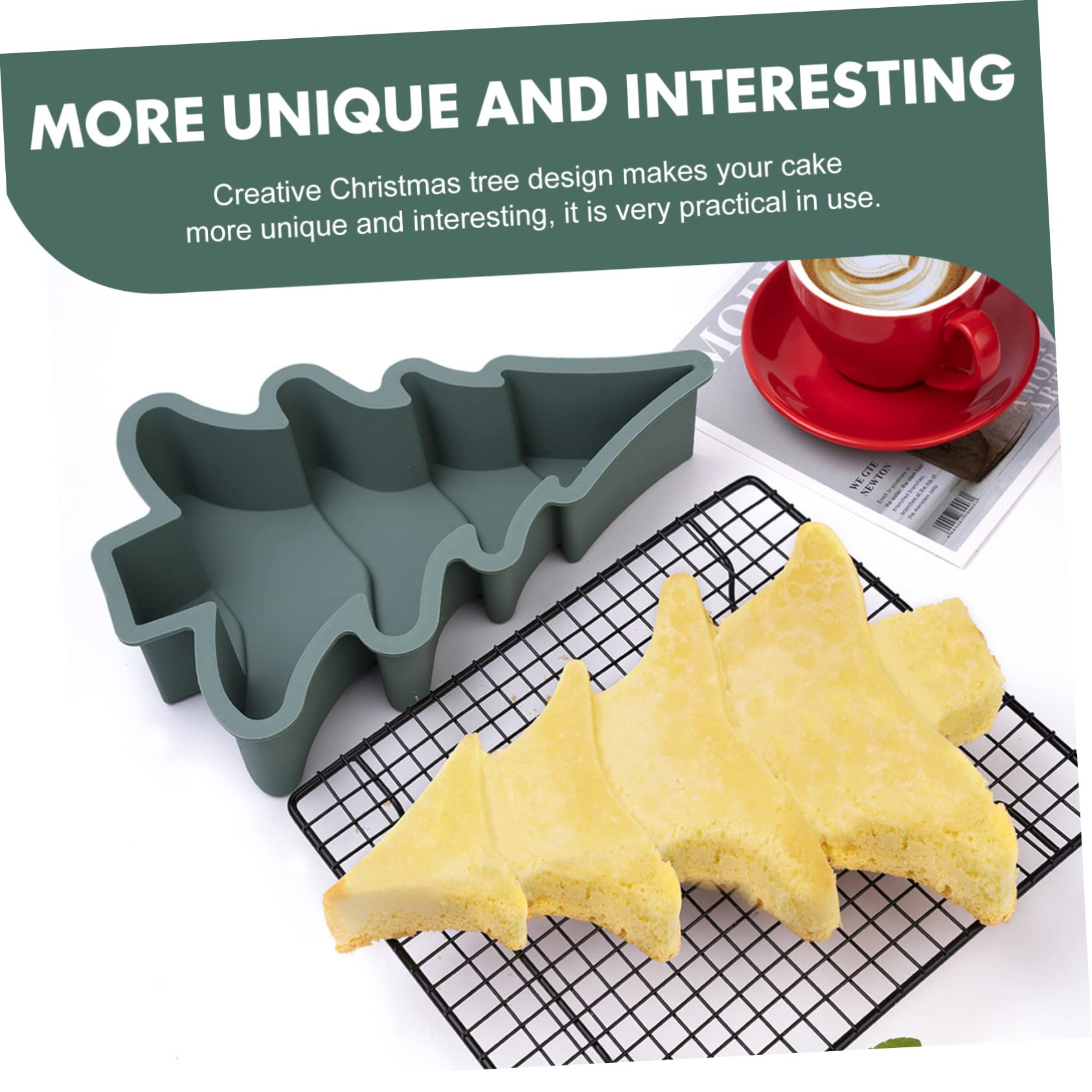 Alipis Moule à gâteau multifonction en silicone anti-adhésif pour gâteaux DIY facile à nettoyer pour la pâtisserie maison et les fêtes créatives