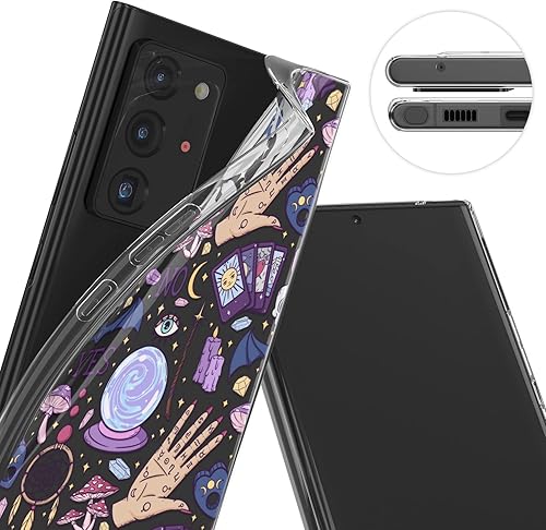 Miniatura 2 de Funda para teléfono compatible con Samsung Galaxy S23 Ultra S22 S21 FE 5G S20 Note 20 10 Plus Dreamcatcher Tarot tarjetas parachoques lindo