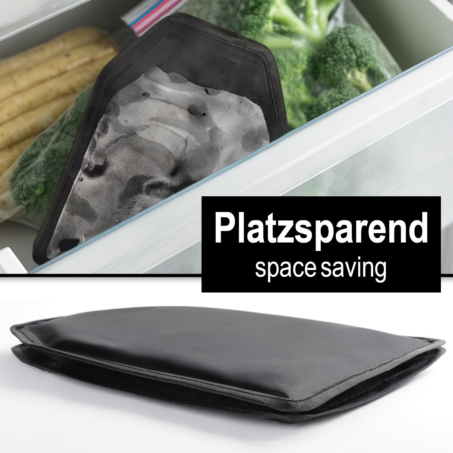 2x Enfriador de botellas portátil, funda refrigerante con banda elástica para vino, cerveza, cava y refrescos (Negro - 2 piezas)