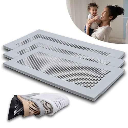 Famba Cubierta de ventilación a prueba de bebés para el piso del hogar, cubierta de ventilación de piso de silicona suave a prueba de niños, atrapa