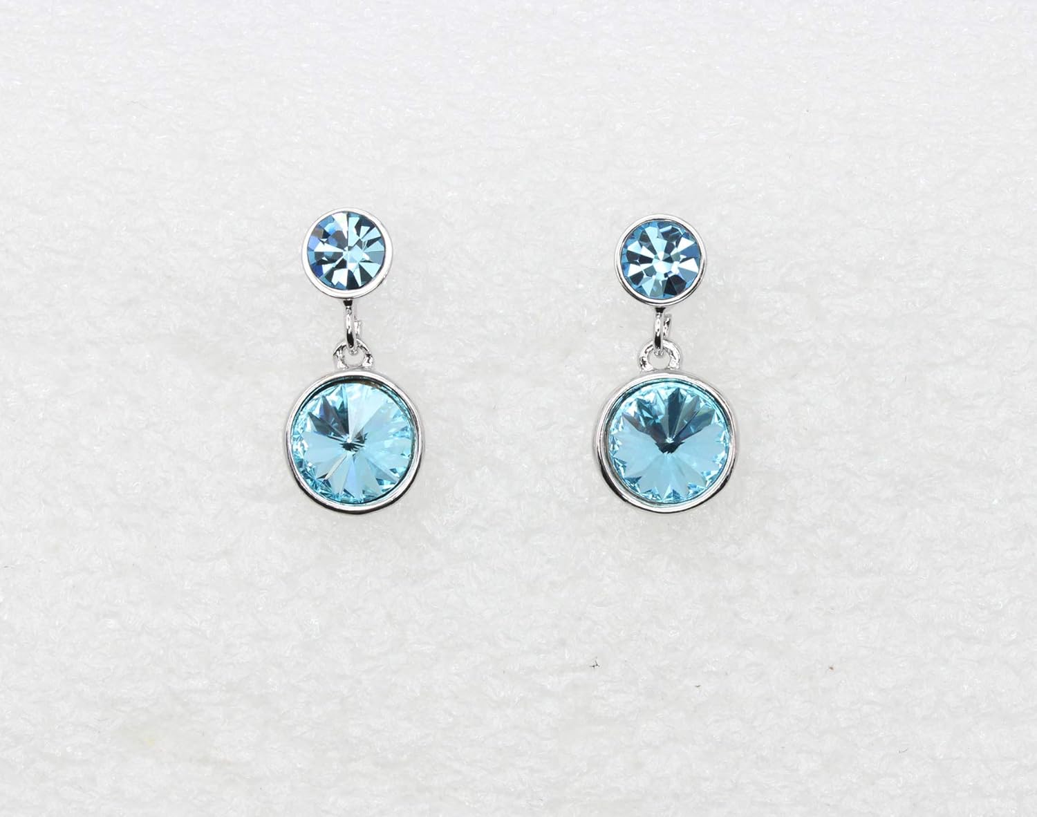 Faship Gorgeous Premium Rhinestone Crystal Floral Necklace Earrings Set - Image 4