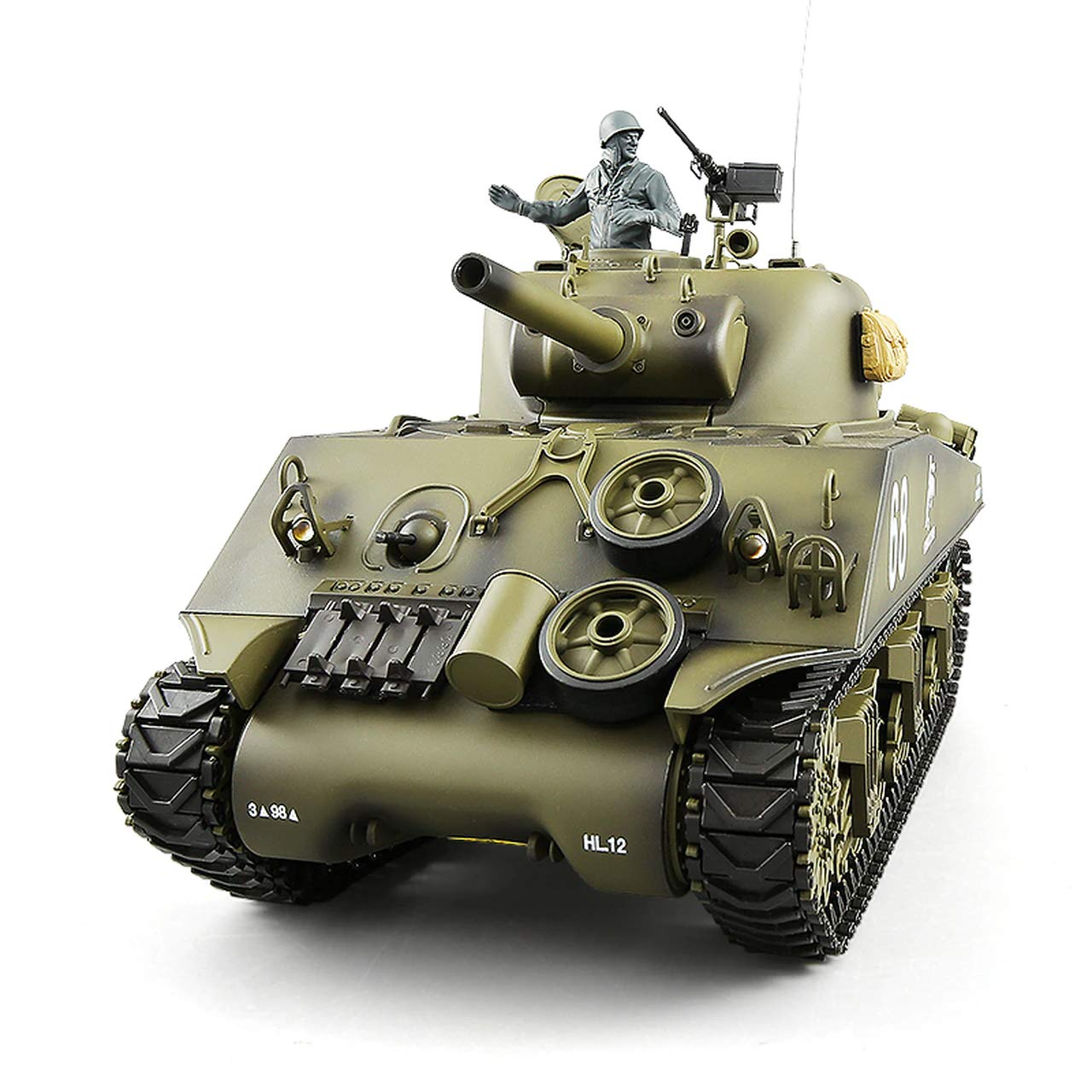 Heng Long 6.0V Sherman M4A3 2.4G system 1:16 Scale RC battle Tank by Big Boyz®