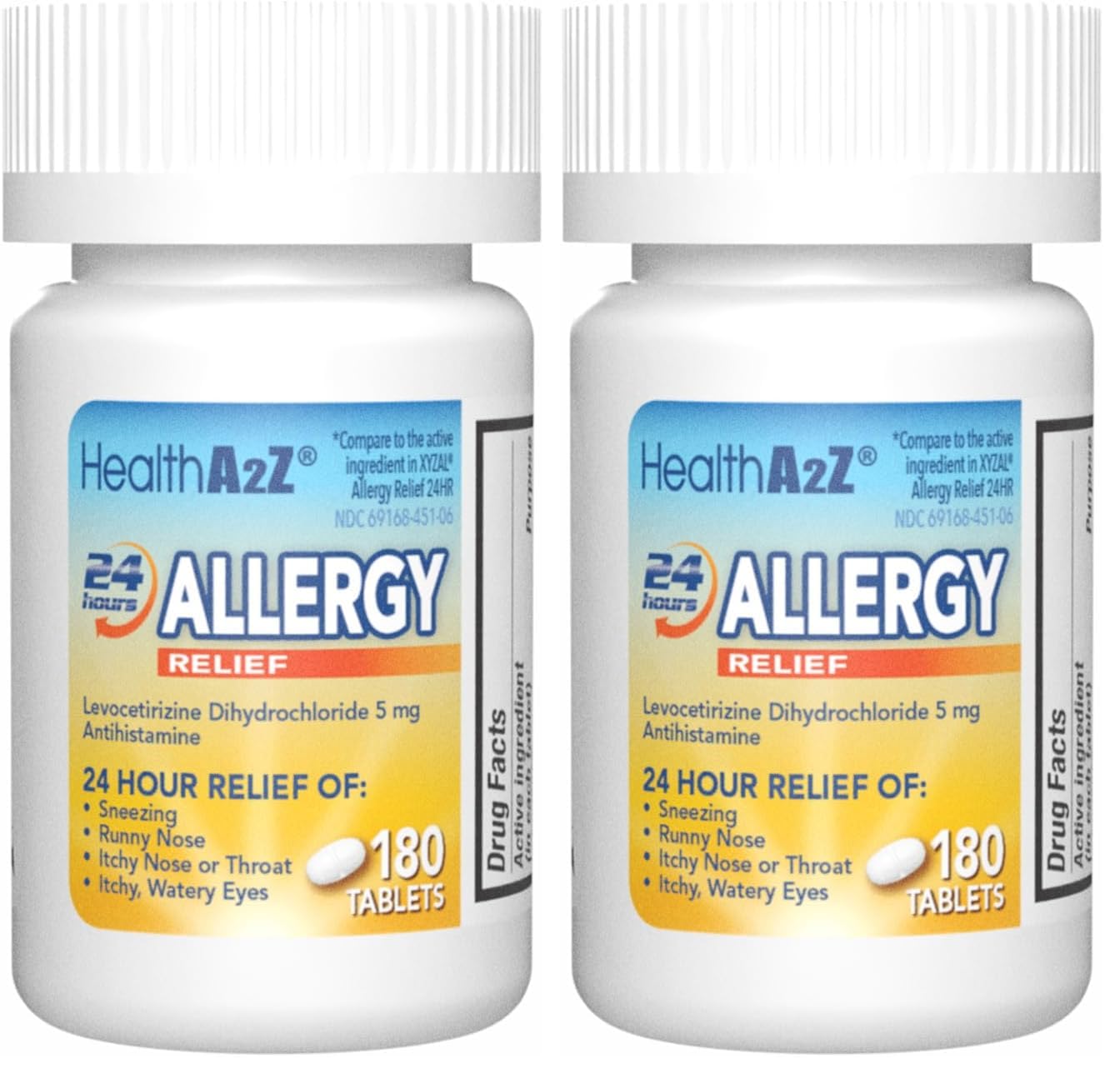 HealthA2Z® Levocetirizine 5mg Allergy Relief, 24-Hour, 120 Count — Amazon image 9