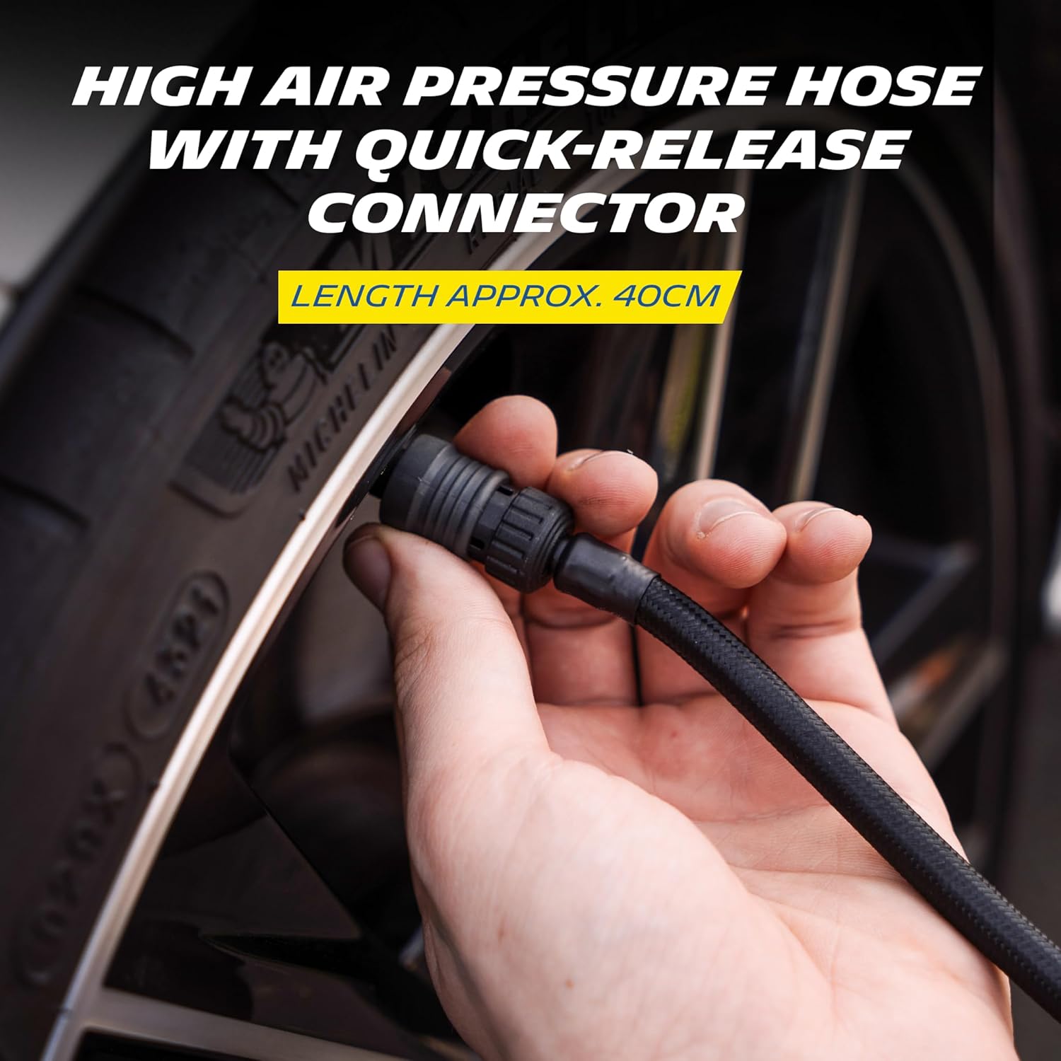 Michelin 12V Digital Micro Programmable Tyre Inflator, Black 2026 - view 6