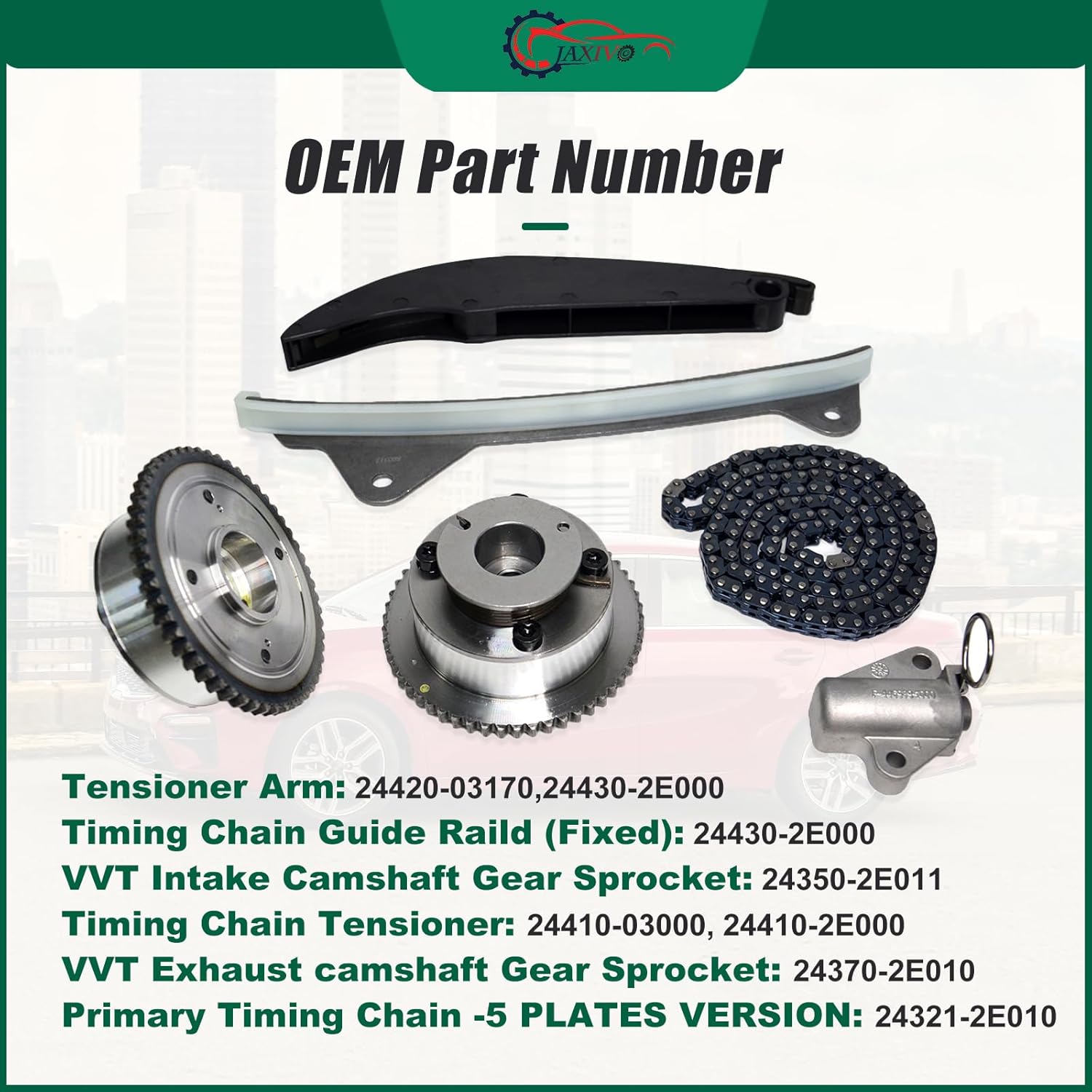 24370-2E010 24321-2E010 タイミングチェーンキット 吸気&排気2