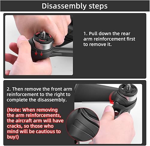 Miniatura 5 de SeiZed Maintenance Arm Reinforcement for D-JI F-PV Combo Arm Bracers Disassemble Effectively Enhance Repair Replacement Parts Accessory