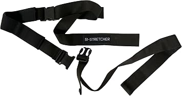 Si-Stretcher Stretching and Flexibility aid for Martial Artists, Dancers, Gymnasts, Cheerleaders, Physical Therapy, Yoga, Pilates & Athletes A Comfortable Stretching Band/Strap