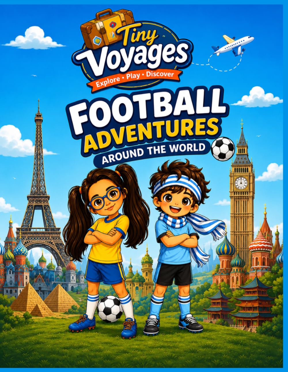 Football around the World: A coloring and activity adventure for curious kids (Tiny Voyages)