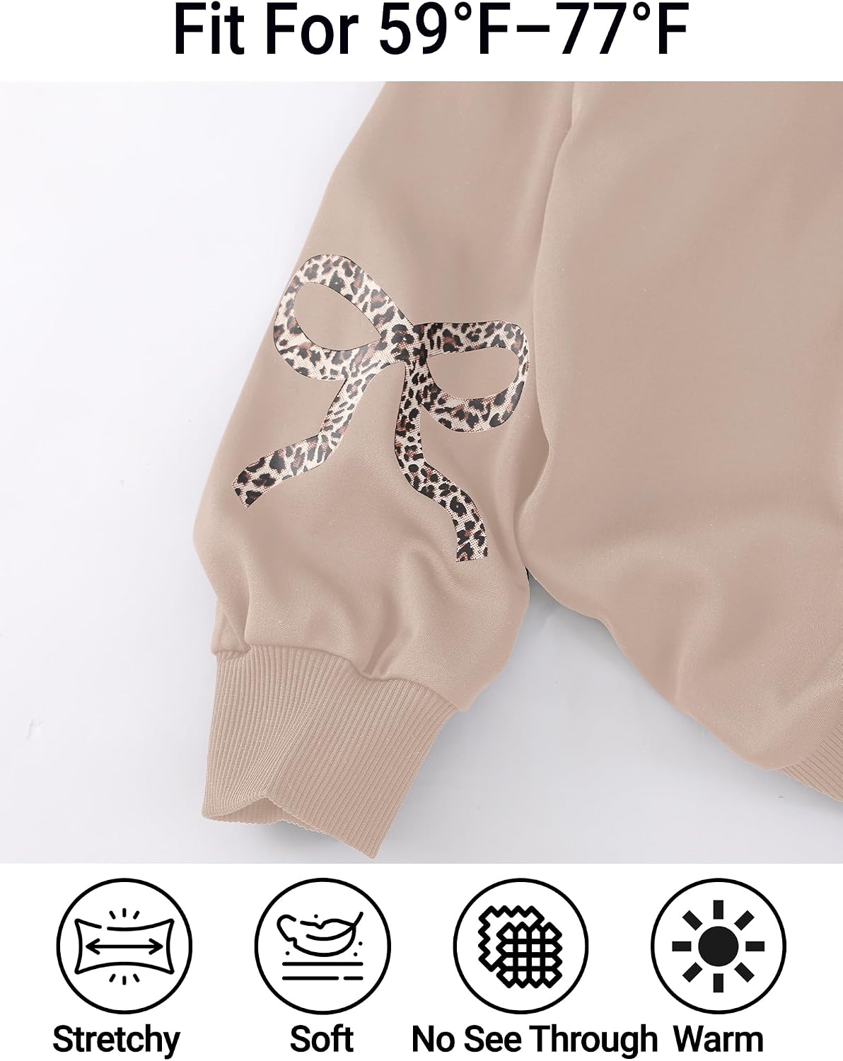 EXARUS Girls Graphic Hoodies Oversized/Cropped Sweatshirts Casual School