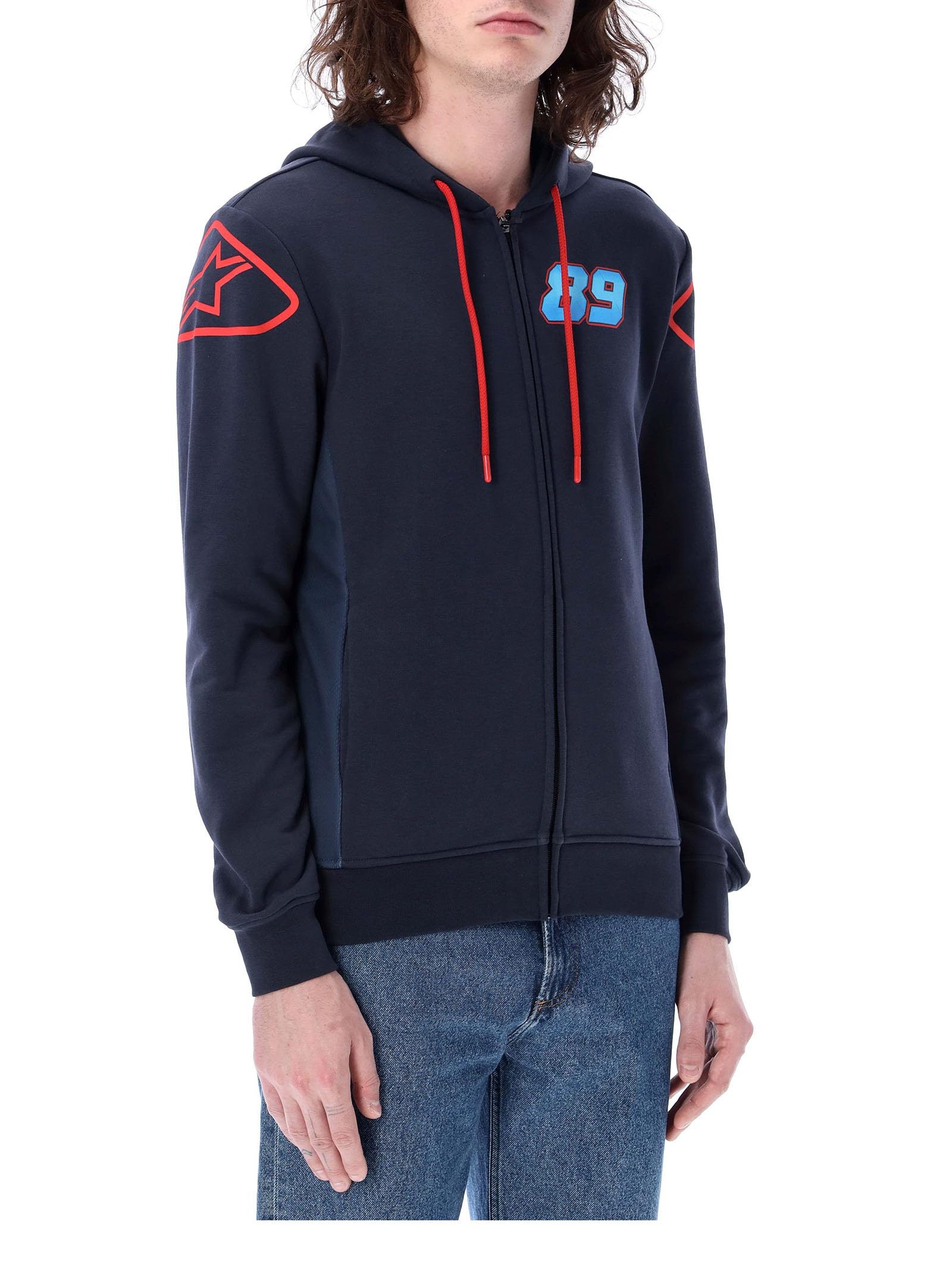 Kapuzen-Sweatshirt Jorge Martin 89 Dual Alpinestars Offizielles Motogp