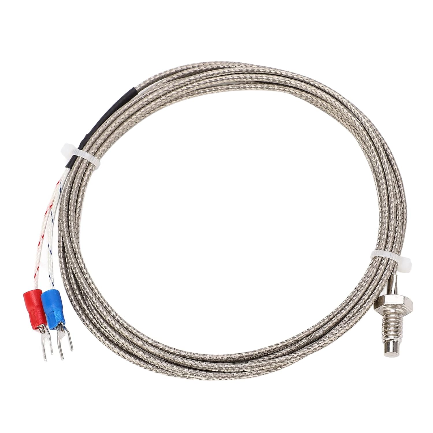 PID Temperature Controller Kit Voltage AC 100~240V Comes with SSR Solid State Relay, K Type Thermocouple Sensor, and Black Heat Sink