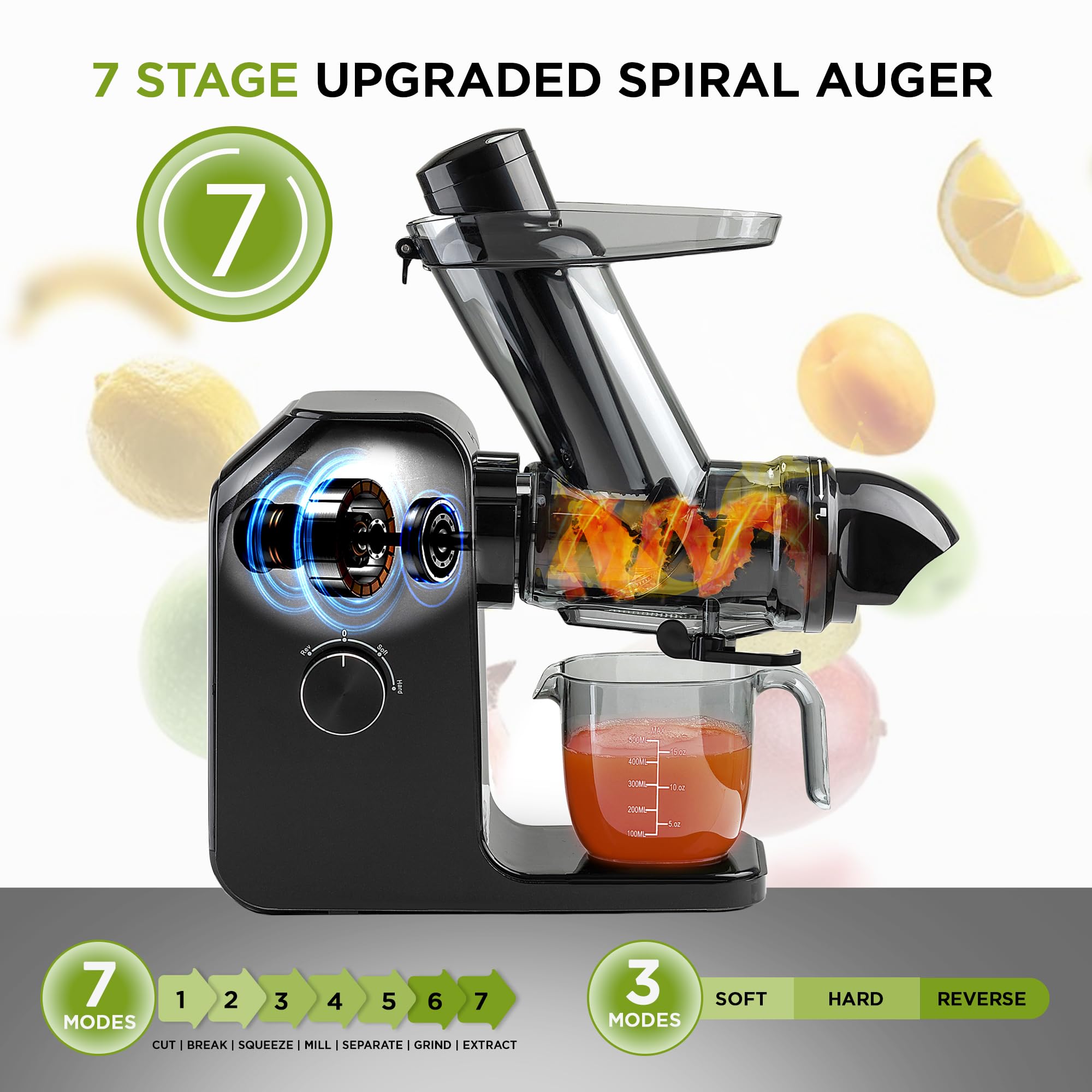 Amazon.com: GEMINI APPLIANCES Cold Press Juicer Machine | 3 Inch