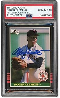 Roger Clemens 1985 Donruss RC Rookie Red Sox PSA/DNA Auto Grade Gem Mint 10#273 - Baseball Slabbed Autographed Cards
