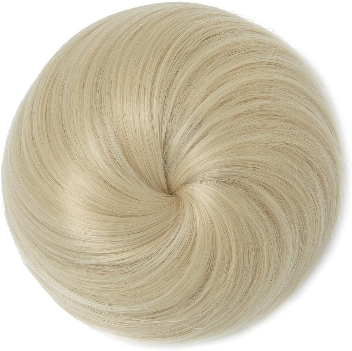 SARLA Hair Bun Extension Beach Blonde Synthetic Fake Ballet Buns Hair Piece for Women Girls Lady Updo Donut Chignon