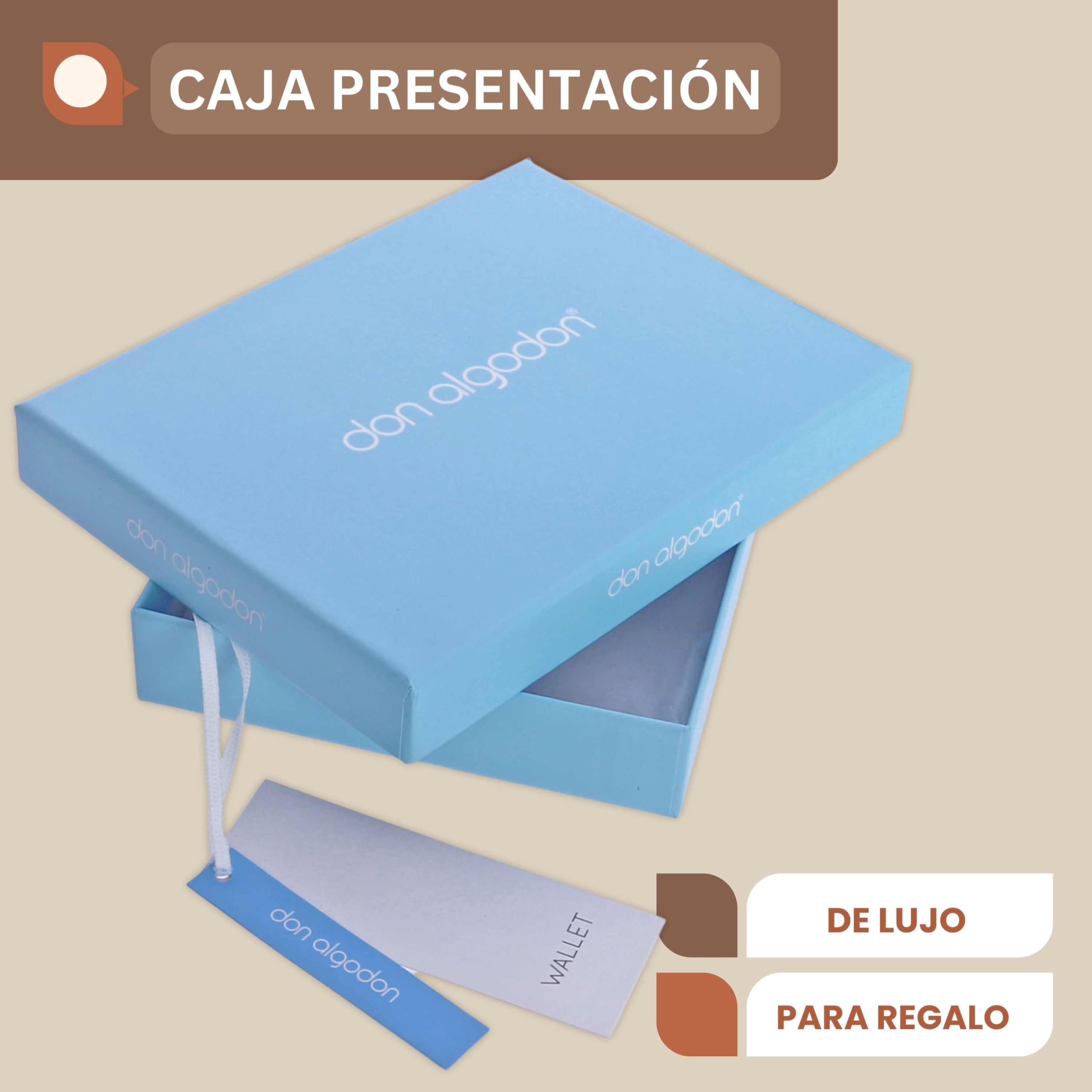 DON ALGODON - Monedero Mujer Carteras de Mujer con tarjetero mujer - Cartera mujer y monederos mujer - Simona